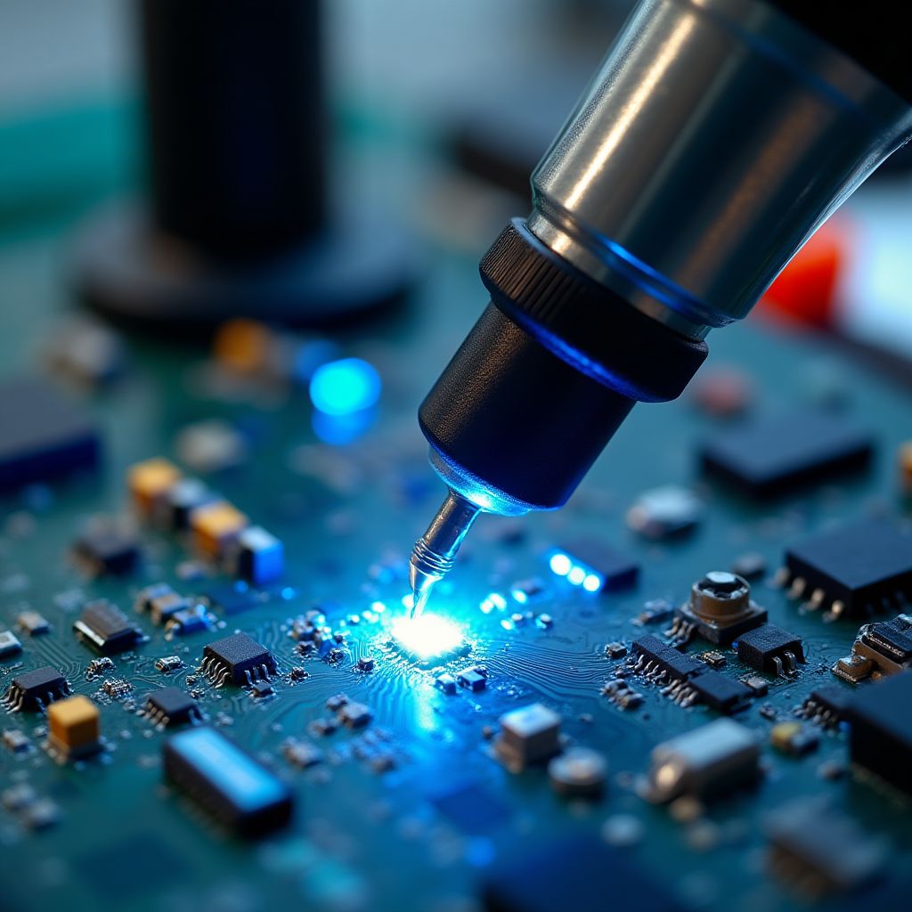 Laboratoire de réparation de composants